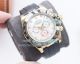 High Replica Rolex Daytona Watch rubber strap Yellow Gold Dial 43mm (3)_th.jpg